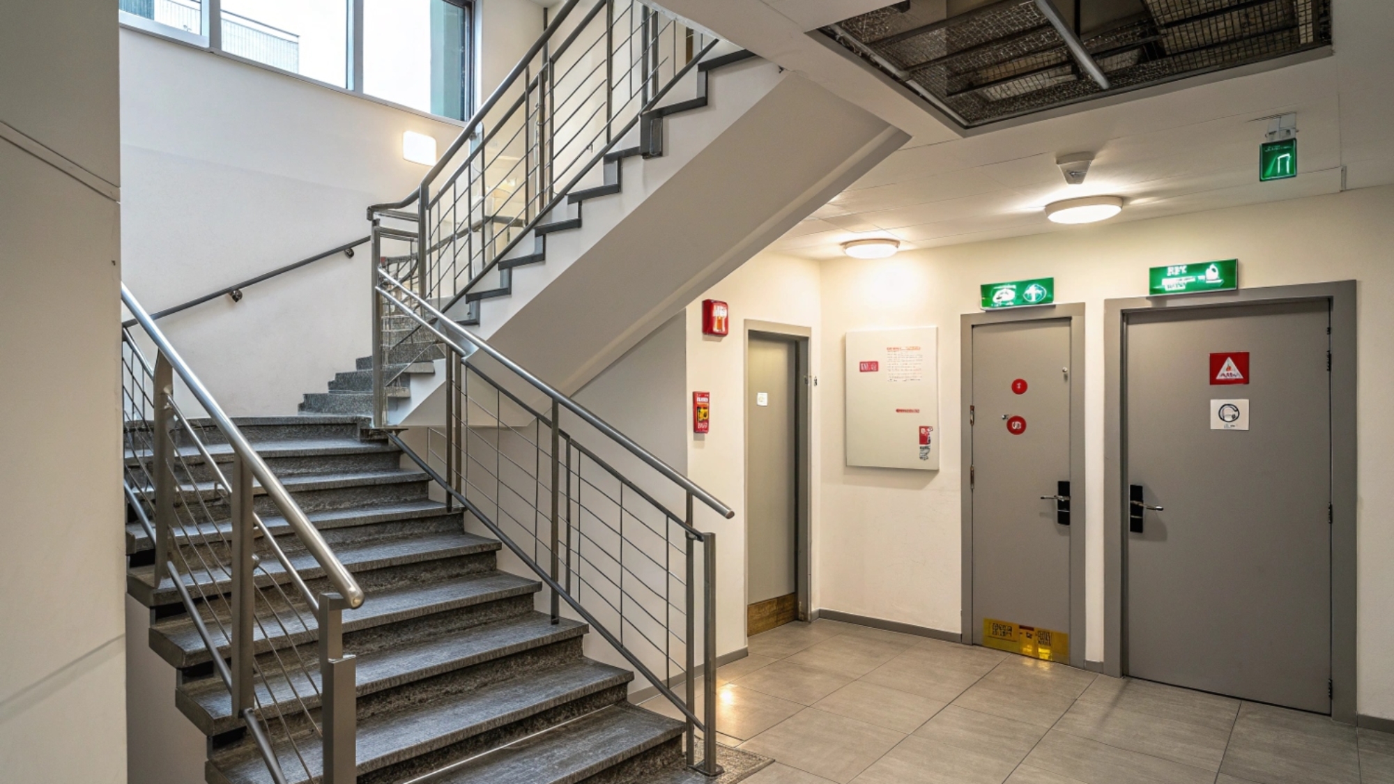 Yangın Merdivenlerinden Acil Çıkış Kapılarına