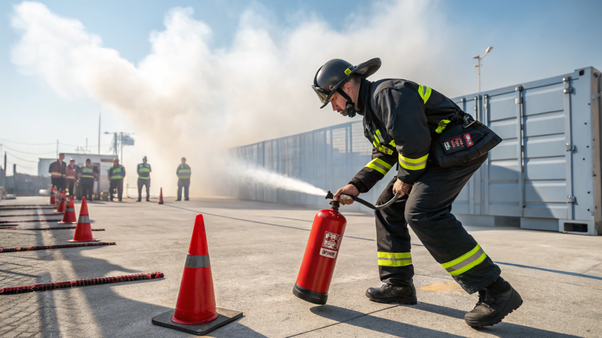 yangın tüpü kullanımı