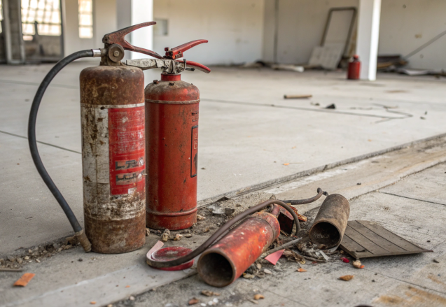 Eski Yangın Tüpleri