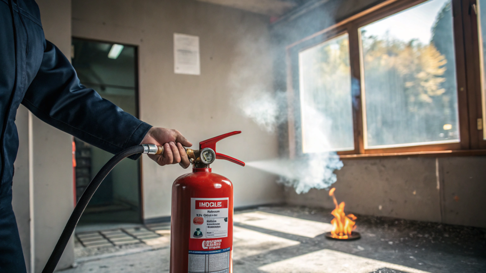 yangın tüpü ile ilk müdahale